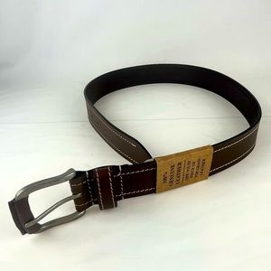 Stone Mountain Leather Mens  Belt Brown SZ Small (30-32) New With Tagsp